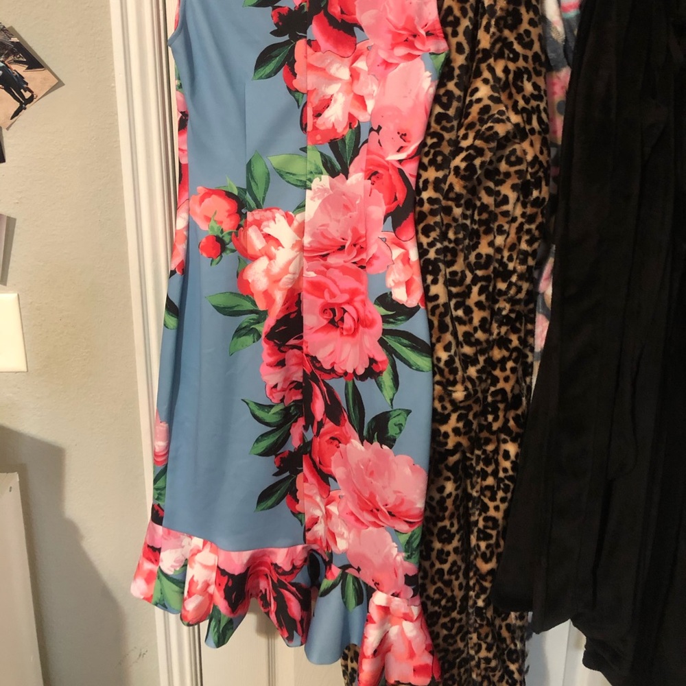 Flowered, Vince Camuto dress.